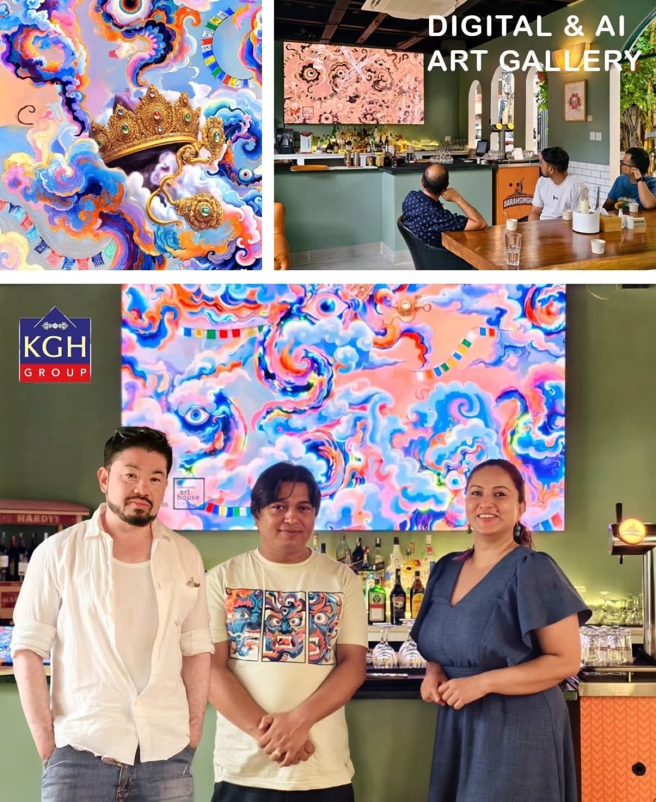 Digital & AI art gallery — KGH Group · Kathmandu Art House