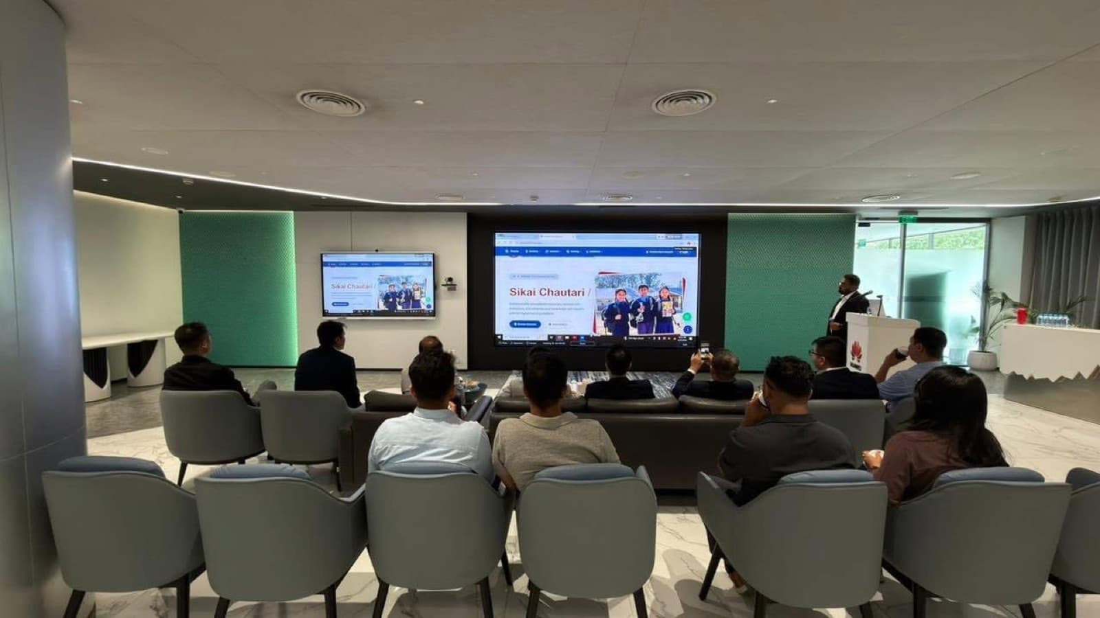 Corporate briefing & event space — Huawei Nepal